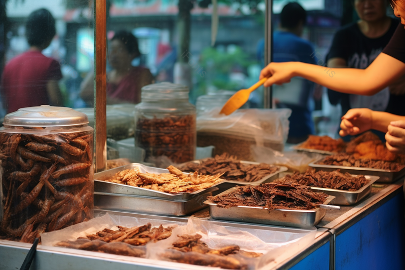 夜市街边麻辣小吃凉拌卤味,高清,摄影图,摄影图片,图片大全,摄影图免费下载